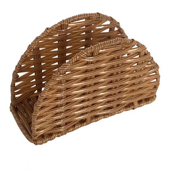 Porta Guardanapo 15cm Por 9cm em Fibra Sintetica Marrom